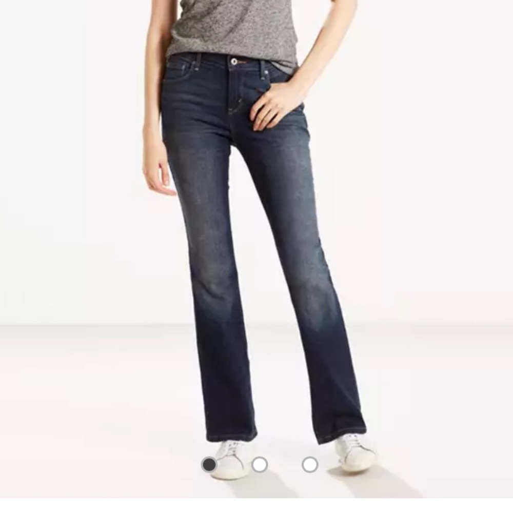 LEVI’S 515 BOOT CUT denim JEANS Short high rise streetwear women’s size 10